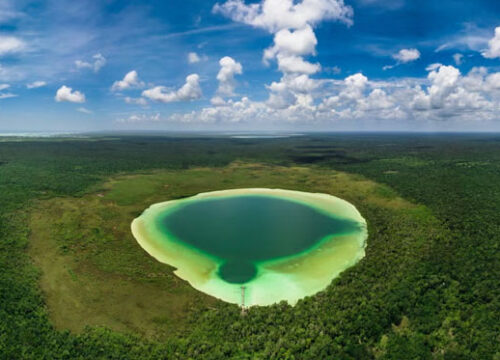 Excursión a la laguna de Kaan Luum + Cenotes Mariposa y Chen-Ha