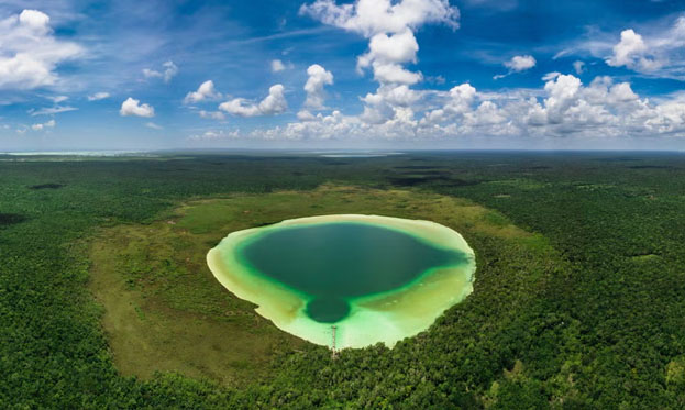 Excursión a la laguna de Kaan Luum + Cenotes Mariposa y Chen-Ha